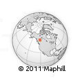 Outline Map of the Area around 57° 3' 8" N, 121° 28' 29" W, rectangular outline