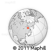Outline Map of the Area around 57° 3' 8" N, 129° 16' 30" E, rectangular outline