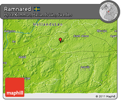 Physical 3D Map of Ramnared