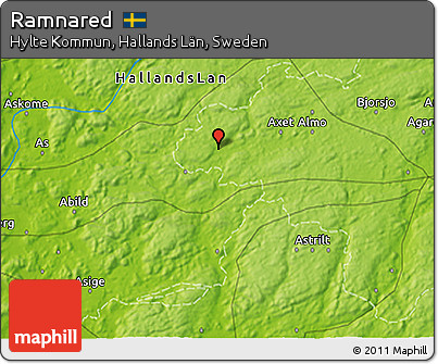 Physical 3D Map of Ramnared