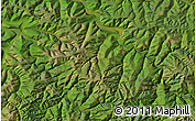 Satellite Map of the area around 57° 3' 8" N, 131° 49' 29" E