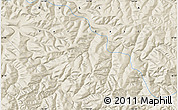 Shaded Relief Map of the area around 57° 3' 8" N, 131° 49' 29" E
