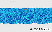 Political Panoramic Map of the area around 57° 3' 8" N, 131° 49' 29" E