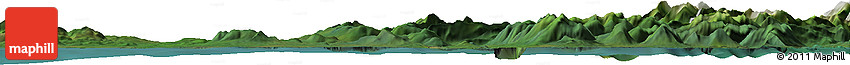 Satellite Horizon Map of the Area around 57° 3' 8" N, 133° 22' 30" W Satellite Horizon Map of the Area around 57° 3' 8" N, 133° 22' 30" W