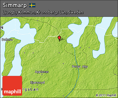 Physical 3D Map of Simmarp