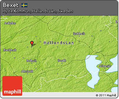 Physical 3D Map of Bexet