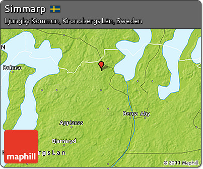 Physical 3D Map of Simmarp