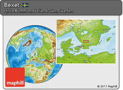Physical Location Map of Bexet