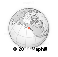 Outline Map of the Area around 57° 3' 8" N, 141° 1' 30" W, rectangular outline