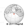 Outline Map of the Area around 57° 3' 8" N, 158° 52' 30" W, rectangular outline