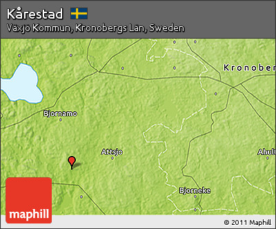 Physical 3D Map of Kårestad