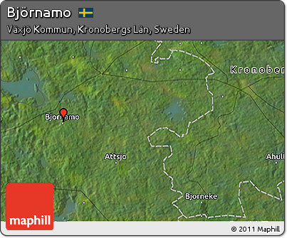 Satellite 3D Map of Björnamo
