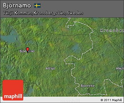 Satellite 3D Map of Björnamo