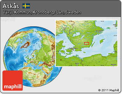 Physical Location Map of Äskås