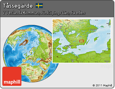 Physical Location Map of Tåssegärde