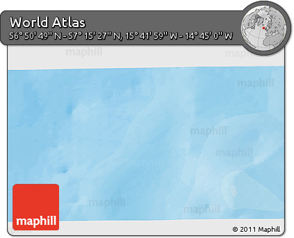 Political 3D Map of the Area around 57° 3' 8" N, 15° 13' 29" W