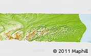 Physical Panoramic Map of the area around 57° 3' 8" N, 162° 25' 30" E