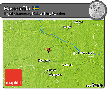 Physical 3D Map of Massemåla