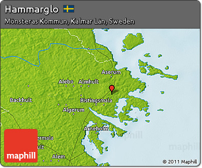 Physical 3D Map of Hammarglo