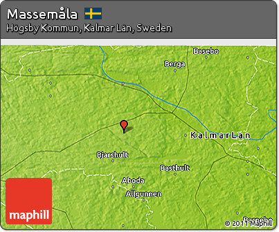Physical 3D Map of Massemåla