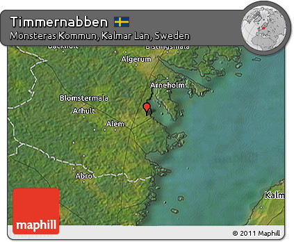 Satellite 3D Map of Timmernabben