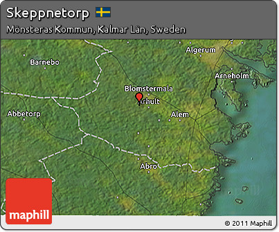 Satellite 3D Map of Skeppnetorp