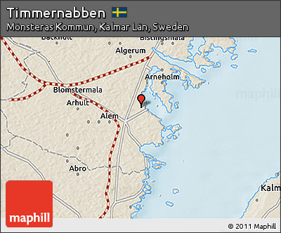 Shaded Relief 3D Map of Timmernabben