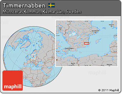 Gray Location Map of Timmernabben