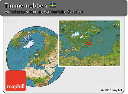 Satellite Location Map of Timmernabben