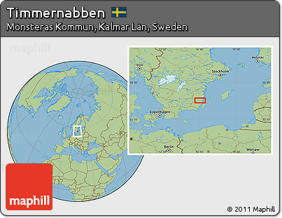 Savanna Style Location Map of Timmernabben