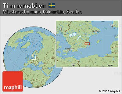 Savanna Style Location Map of Timmernabben