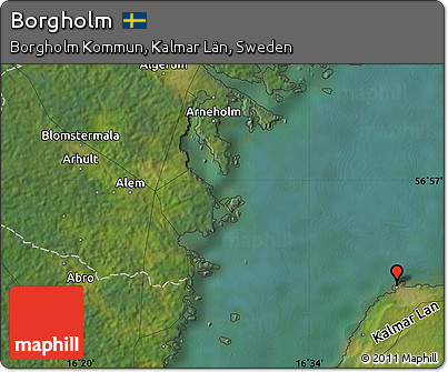 Satellite Map of Borgholm