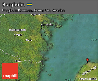 Satellite Map of Borgholm