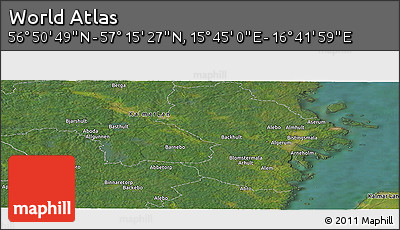 Satellite Panoramic Map of the Area around 57° 3' 8" N, 16° 13' 30" E