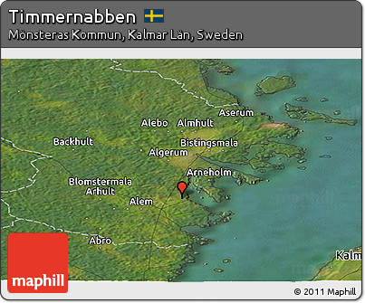 Satellite Panoramic Map of Timmernabben