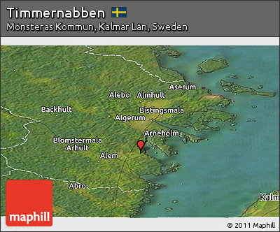 Satellite Panoramic Map of Timmernabben