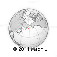 Outline Map of the Area around 57° 3' 8" N, 174° 19' 29" E, rectangular outline