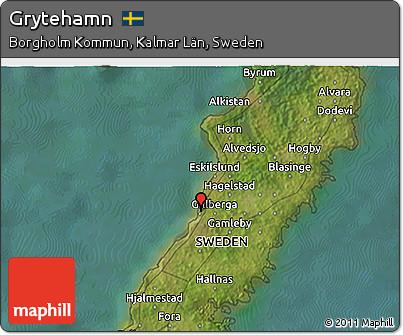 Satellite 3D Map of Grytehamn
