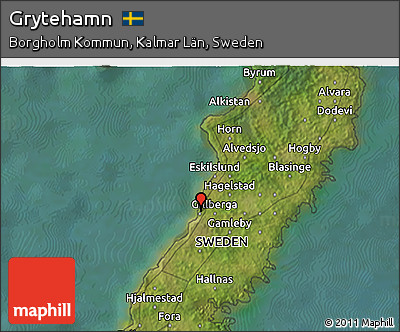 Satellite 3D Map of Grytehamn
