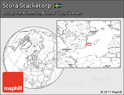 Blank Location Map of Stora Stacketorp