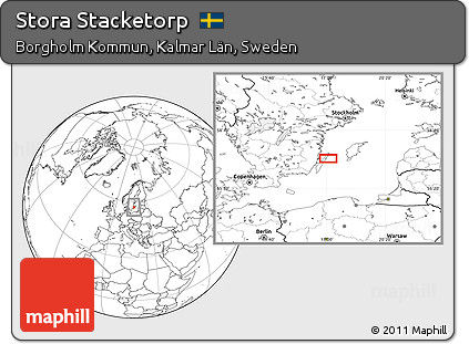 Blank Location Map of Stora Stacketorp