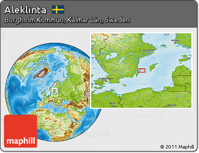 Physical Location Map of Äleklinta