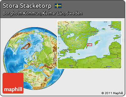 Physical Location Map of Stora Stacketorp