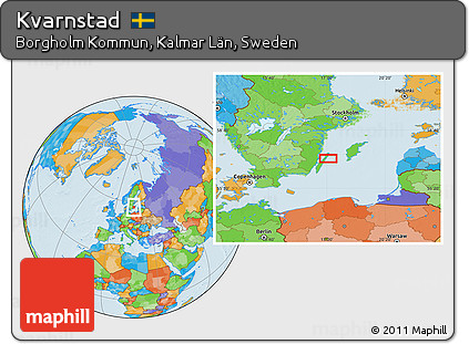 Political Location Map of Kvarnstad