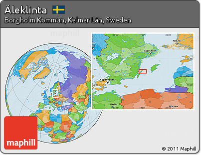 Political Location Map of Äleklinta