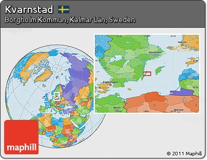 Political Location Map of Kvarnstad