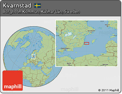 Savanna Style Location Map of Kvarnstad