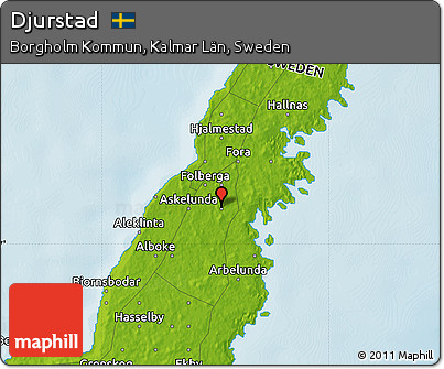 Physical Map of Djurstad