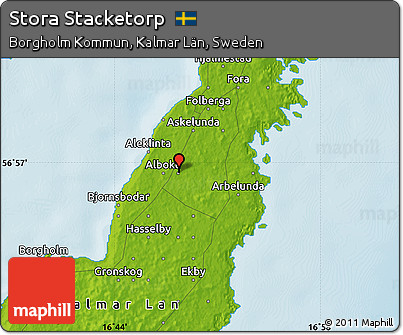 Physical Map of Stora Stacketorp