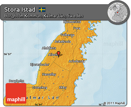 Political Map of Stora Istad